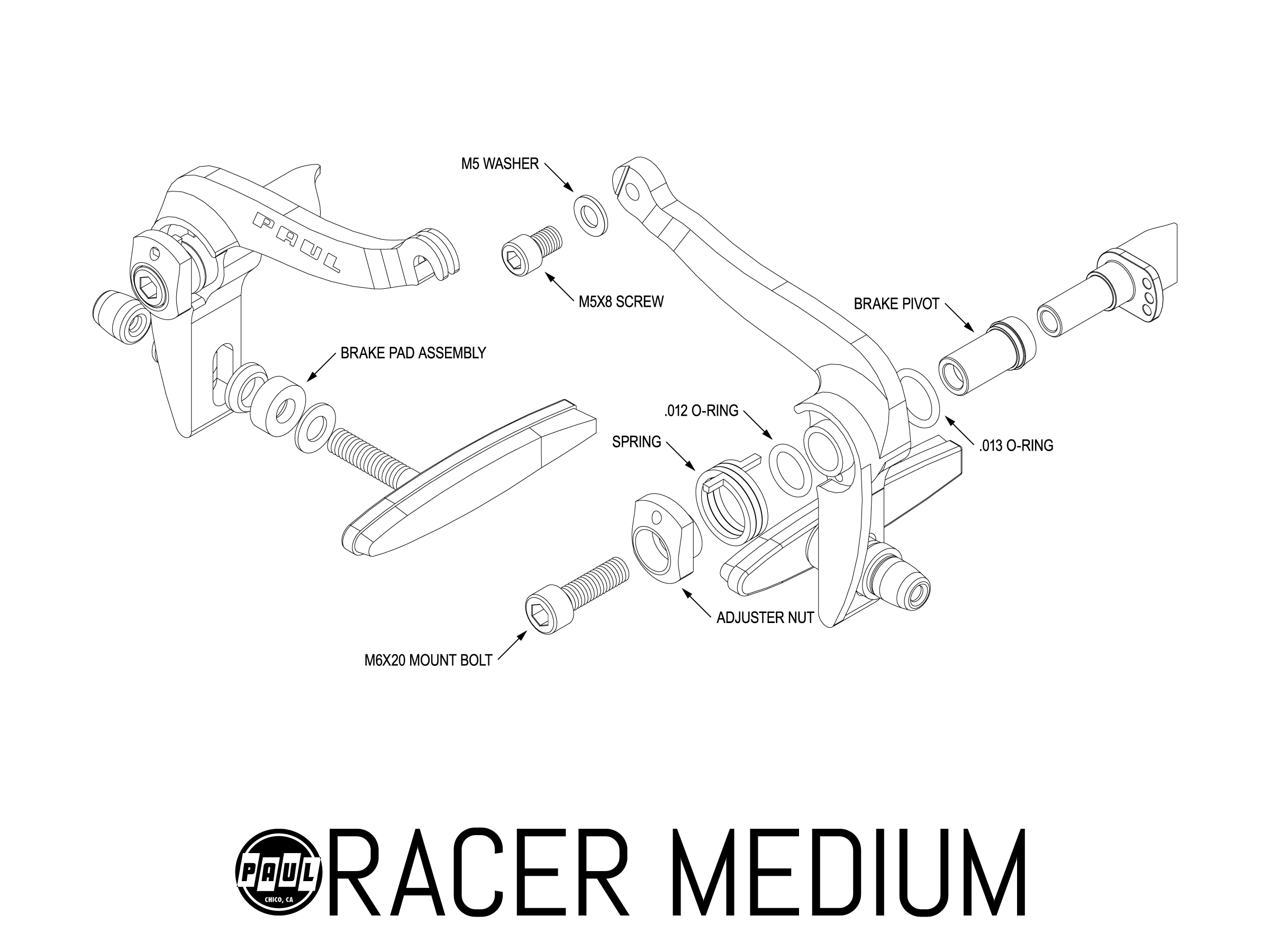 Racer Medium – Paul Component Engineering