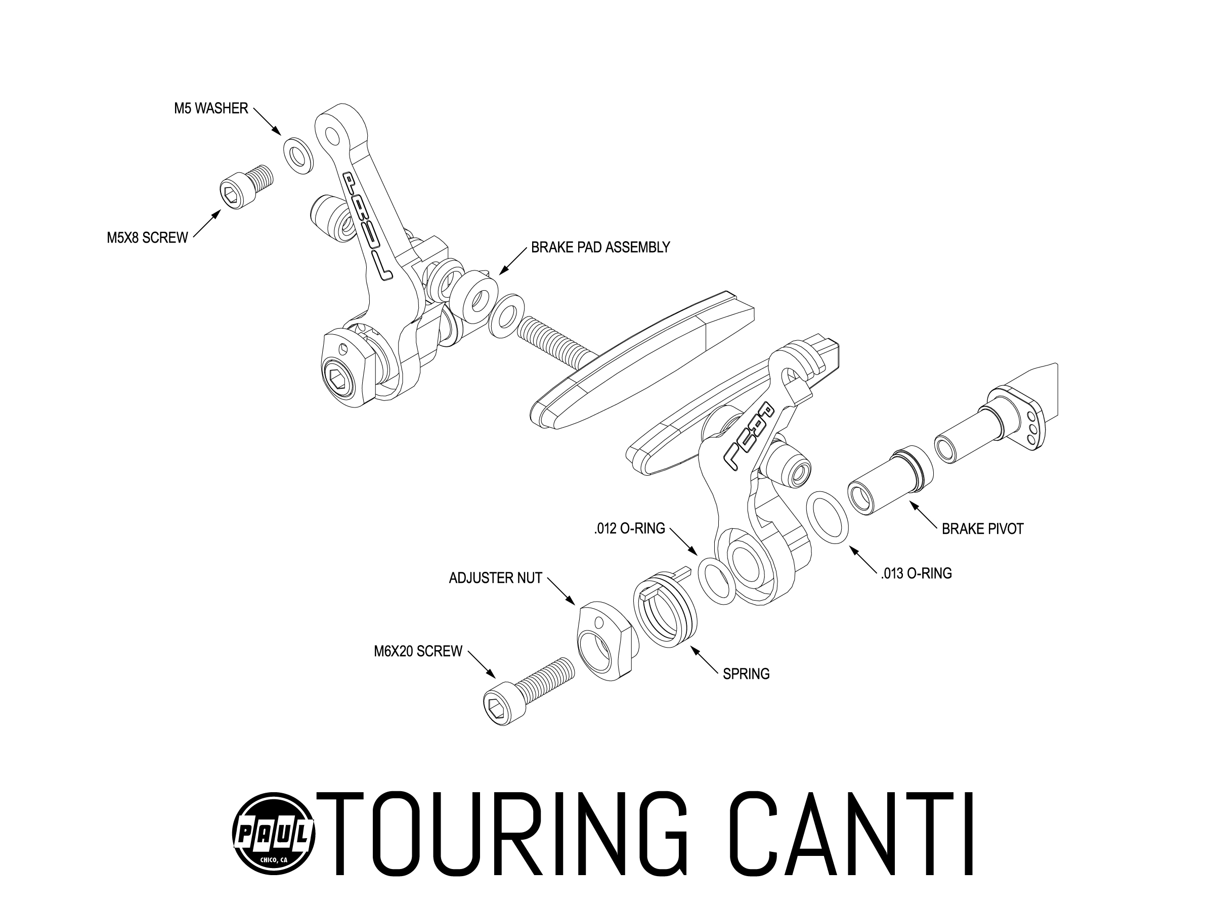 最大60%OFFクーポン PAUL COMPONENT touring canti brake blue sushitai.com.mx